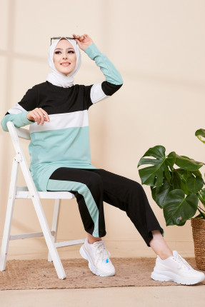 13008-MINT Tunik+Pantolon